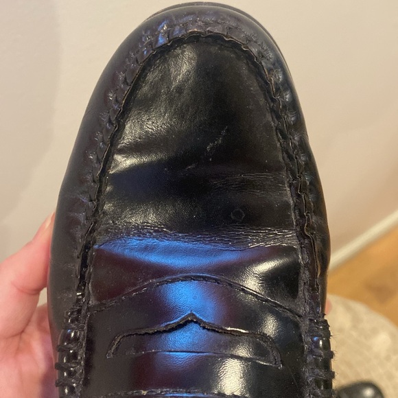G.H. Bass & Co Weejuns Black Patent Leather Penny Loafers - Picture 15 of 17